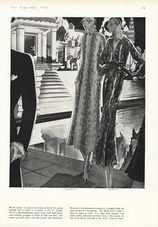 Jeanne Lanvin, Worth 1931 Fur coat, Léon Bénigni