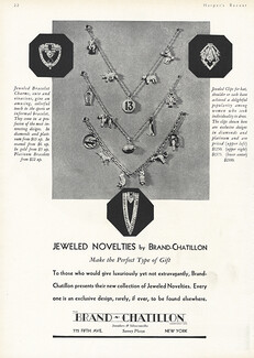 Brand-Chatillon (Jewels) 1930 Jeweled Novelties