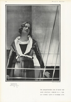 Schiaparelli 1930 Sunday Evening Gown, Photo Demeyer
