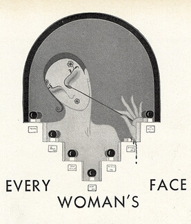 Erté 1930 Every Woman's Face