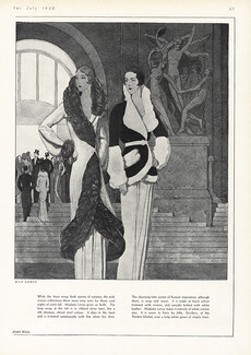Fourrures Max-Leroy 1930 Madame Leroy Fur Coats, Le Bal du Grand Prix à l'Opéra Garnier, La Danse (Carpeaux), André Édouard Marty