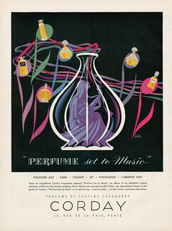 Corday (Perfumes) 1948 Set to Music, Bobri