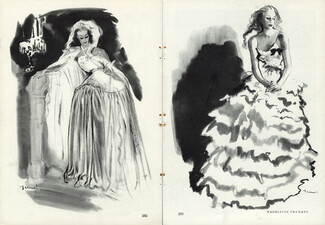 Madeleine Vramant 1945 Evening Gowns, Brénot