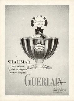 Guerlain (Perfumes) 1962 Shalimar