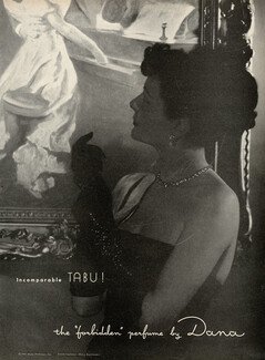 Dana (Perfumes) 1947 Tabu, Jewels Lackritz, Photo Buchbinder