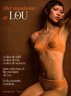 Lou (Lingerie) 1971 Filet Mandarine