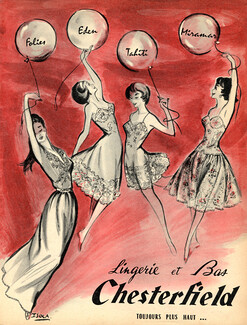 Chesterfield (Lingerie) 1957 Nightdress, Paul Isola