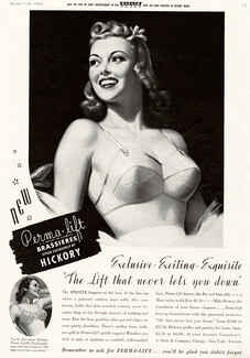 Perma-Lift (Lingerie) 1942 Hickory Brassiere