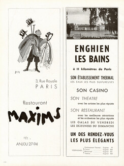 Maxim's (Restaurant), Enghien Les Bains 1948 SEM