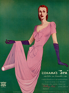 Cohama Fabrics 1944 Thrilling Pink