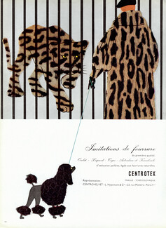 Centrotex (Furs) 1957 Panther, Fur Imitation, Poodle
