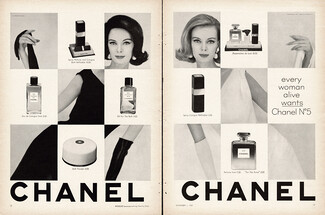 Chanel (Perfumes) 1962 Every Woman Alive Wants Chanel N°5