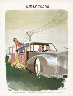 Edmond Kiraz 1970 Rolls-Royce, Hitchhikers, Les Parisiennes