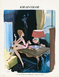 Edmond Kiraz 1967 "Ne vous dérangez pas, mademoiselle..." Kiraz-Color
