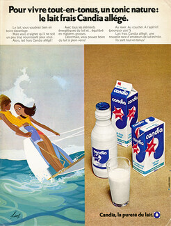 Candia (Milk) 1972 Edmond Kiraz, Water Sports, Waterski
