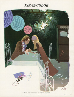 Edmond Kiraz 1970 "Mais, si je vous épouse...", Lovers, Kiraz-Color