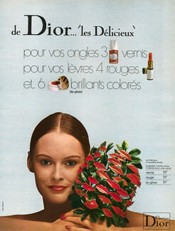 Christian Dior (Cosmetics) 1972 Les Délicieux, Vernis, Rouges