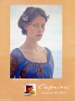 Nina Ricci (Perfumes) 1973 Capricci, Photo David Hamilton (L)