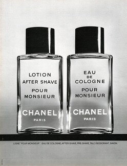 Chanel (Perfumes) 1970 Pour Monsieur, Eau de Cologne, After Shave (CHA 155)
