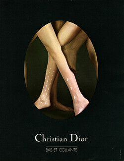 Christian Dior (Lingerie) 1971 Stockings, Tights, Photo Eric Malaisé