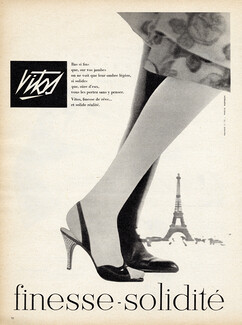 Vitos (Stockings) 1958 Eiffel Tower, Photo Meerson