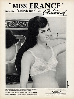 Lise Charmel (Lingerie) 1965 Miss France, Bra