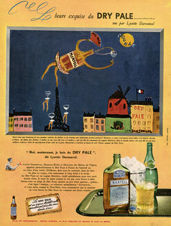 Martell (Brandy, Cognac) 1958 Dry Pale, Lycette Darsonval, Ballet Dancer