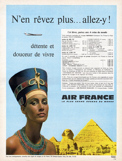 Air France 1962 "N'en rêvez plus... allez-y !" Egypte