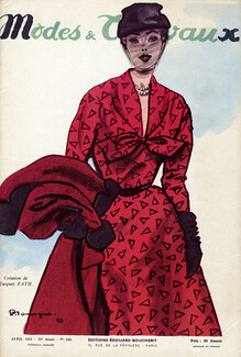 Jacques Fath 1953 Pierre Mourgue, Modes et Travaux Cover