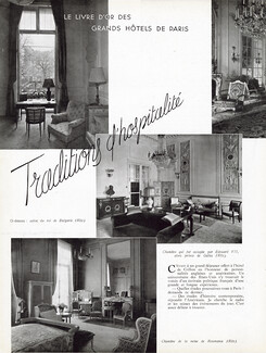 Hotel Ritz Paris 1937 Traditions d'hospitalité