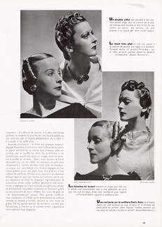 Fernand Aubry (Hairstyle) 1937 Bjoux Boucheron, Photo Joffé