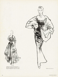 Balenciaga & Christian Dior 1951 Evening Gown Guy demachy