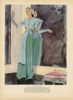 Lanvin 1945 Turquoise et Jade, Pierre Mourgue
