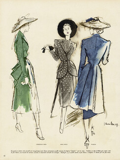 Christian Dior, Nina Ricci, Paquin 1947 Haramboure