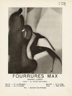 Fourrures Max 1929 Andrée Leroy, Art Deco