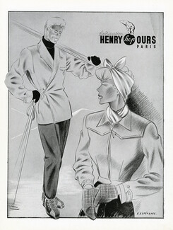 Henry Ours (Sportswear) 1949 Skier, Espérance
