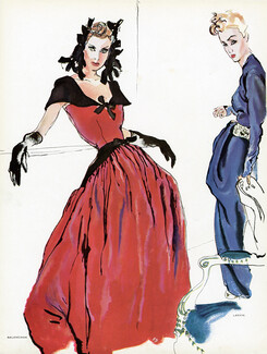 Balenciaga & Lanvin 1939 René Bouché