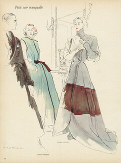 Hermès & Jeanne Lafaurie 1946 Housecoats, Bernard Blossac