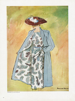 Lucile Manguin 1947 Blossac Fashion Illustration