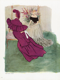 Paquin & Piguet 1947 Evening Gowns, Bernard Blossac