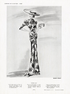 Maggy Rouff 1937 Robe de garden-party, Ducharne, Léon Bénigni