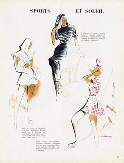 Bruyère, Hermès, Maraut 1946 Sports et soleil, Alexis Delmar