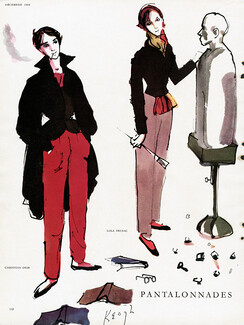 Christian Dior, Lola Prusac 1949 Pantalonnades, Tom Keogh
