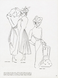 Lelong, Dessès, Piguet 1947 J. Martinière