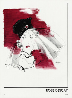 Rose Descat (Millinery) 1937 Léon Bénigni
