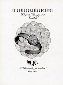 Ed. Heuer & Co (Watches) 1948 Bienne, Suisse