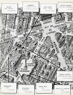 Cet été à Paris... 1949 Place Vendôme, Opéra, Schitz, Nina Ricci, Jouvin, Atalante, Maria Guy, Martial et Armand, Renée Patton