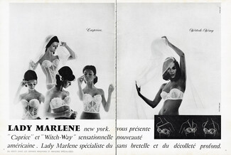 Lady Marlene (Lingerie) 1966 Brassieres, Photo Claude Anger