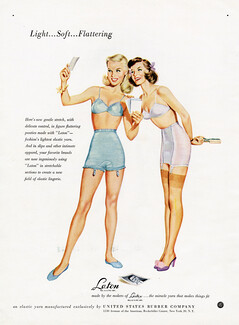 Lingerie Misc. girdles (p.7) — Original adverts and images