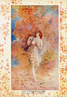 Cappiello 1912 Le Tourbillon, Panneau décoratif aux Galeries Lafayette
